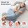 TranquilRelax C Shaped Body Shredded Memory Foam Body Pillow
