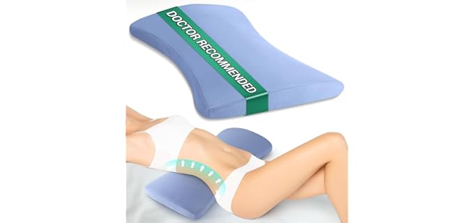 Vamorry Classic Washable Memory Foam Lumbar Pillow