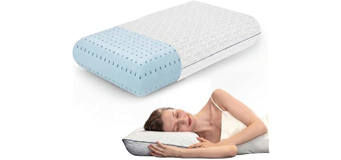 Vaverto Memory Foam Gel Memory Foam Pillow