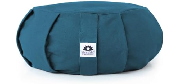 Waterglider International Meditation Buckwheat Hulls Floor Pillow