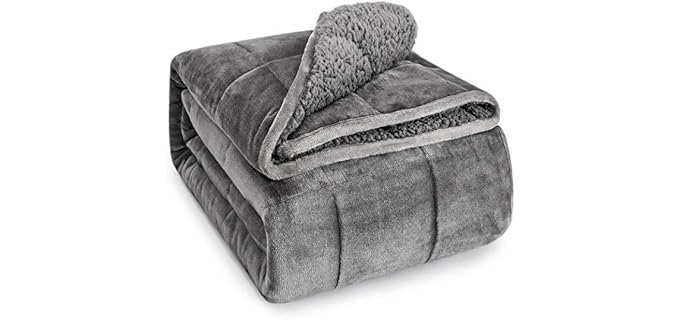 Wemore Sherpa Fleece Soft Plush Blanket