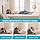 Wgakced Classic Adjustable Memory Foam Wedge Pillow