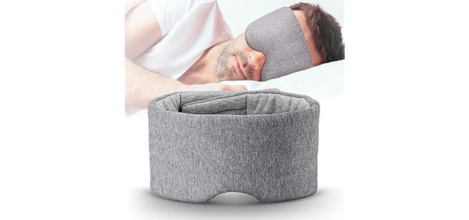 Wm Western Miracle Cotton Cooling Contoured Adjustable Eye Mask