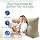 Wowmax Headboard Firm Plush Washable Wedge Pillow