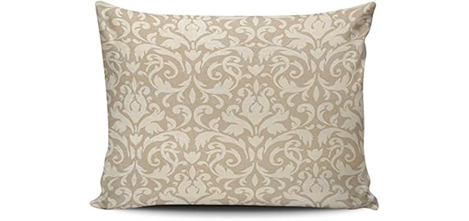 Xiuba Throw Beige Soft Pillowcase