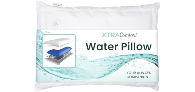 Xtra-Comfort Water Adjustable Shredded Memory Foam Pillow