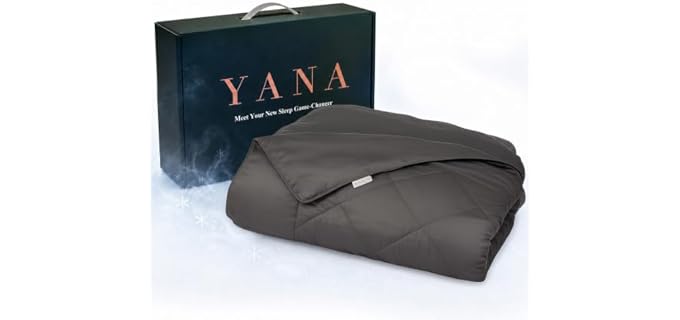 YANA Bamboo Plush Washable Long Cooling Blanket