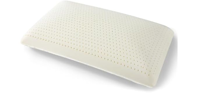 Yficbik Talalay Natural Hypoallergenic Cooling Contoured Latex Pillow