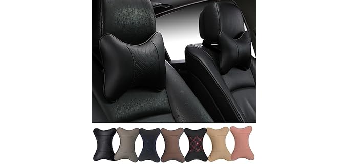 Yuhuru Packs Car Soft Contoured Adjustable Pillow
