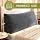 Zonamat Headboard Shredded Memory Foam Wedge Pillow