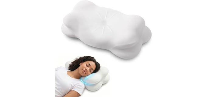 Zonhajia Cloud Cervical Contoured Adjustable Memory Foam Pillow